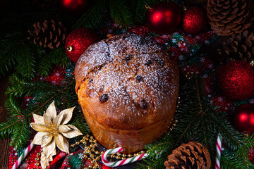 Panettone, an Italian Christmas Sweet Bread