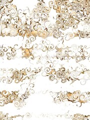 Fototapeta premium pattern and design inspired by brown tree branch truck and roots on a bright white background