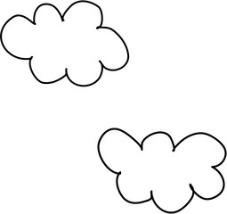 Children Draw Cloud Doodle