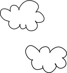 Children Draw Cloud Doodle