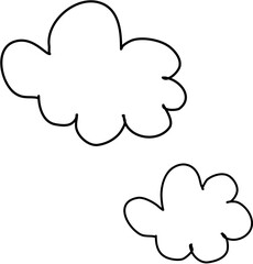 Children Draw Cloud Doodle