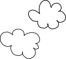 Children Draw Cloud Doodle