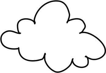 Children Draw Cloud Doodle