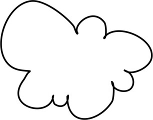 Children Draw Cloud Doodle