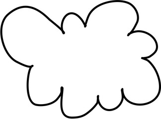 Children Draw Cloud Doodle