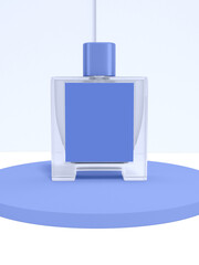 Transparent Luxury Perfume Scent Spray Bottle Image