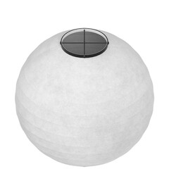 3D rendering illustration of a Japanese paper lantern