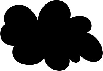 Cartoon Cloud Silhouette