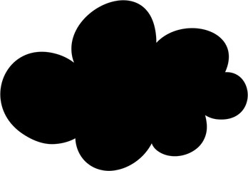 Cartoon Cloud Silhouette