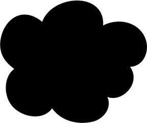 Cartoon Cloud Silhouette