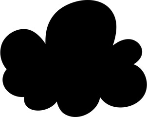 Cartoon Cloud Silhouette