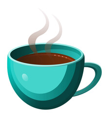 cup of coffee png I cup of coffee teal blue png