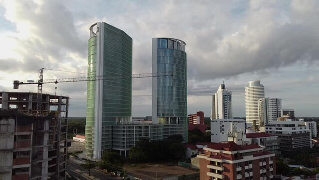 Buildings near the 4th ring road in the city of Santa Cruz de la Sierra, Bolivia