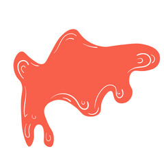 Colourful abstract spot. Icon for yor text on white background.