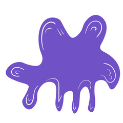 Colourful abstract spot. Icon for yor text on white background.