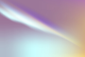 Rainbow highlights on a black background.Glare or reflection from water and glass.Glittering particles for social media backgrounds, product presentations, photo shots.