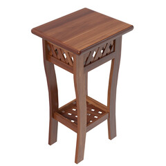 3D rendering illustration of a bedside table