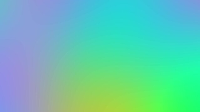 Looped animated blurred abstract background of colorful gradients