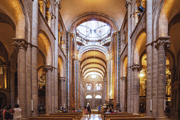 Fototapeta na wymiar Kathedrale von Santiago de Compostela