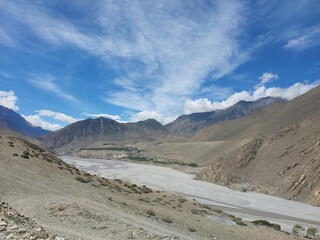 View of barren Mustang Valley