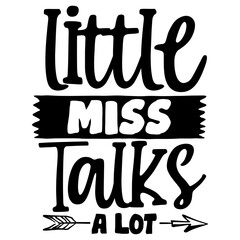 Little miss talks a lot svg © Nahid