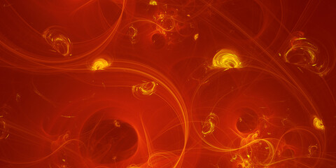 Fractal Wallpaper Hintergrund für Layout und Drucksachen in rot