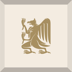 grivin logo for symbol or icon