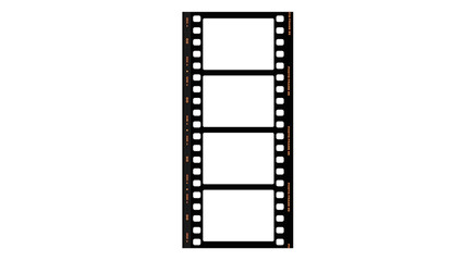 film strip icon isolated on transparent background. tape photo film strip frame, Video Film strip roll, - obrazy, fototapety, plakaty