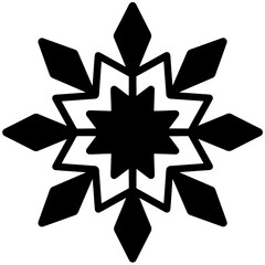 Snowflake vector design, snowflake svg