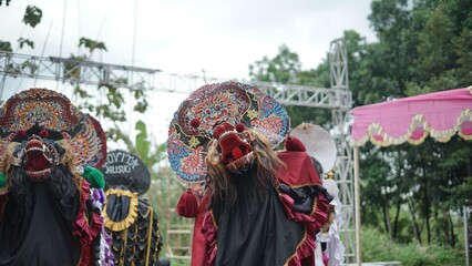Indonesian traditional dance. traditional dance
