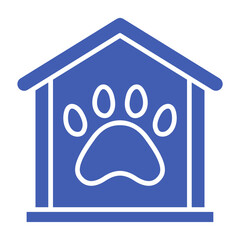 Pet Friendly Multicolor Glyph Icon
