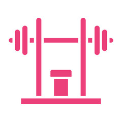 Gym Multicolor Glyph Icon