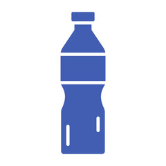 Water Bottle Multicolor Glyph Icon