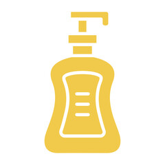 Shampoo Bottle Multicolor Glyph Icon