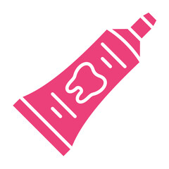 Toothpaste Multicolor Glyph Icon