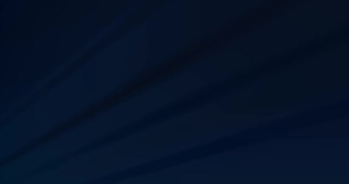 Beams of blue and white light come out of the lower left corner of the frame. Flashes of light pass through them periodically. Dark background. Animated background video. Endless cycle. The loop.