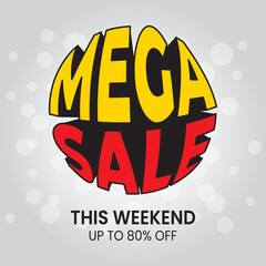 mega sale. special offer big sale special offer Vector illustration