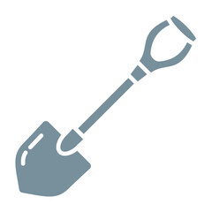 Shovel Multicolor Glyph Icon