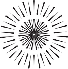 Obraz premium Line art optical art. Psychedelic background. Monochrome background. Optical illusion style. Black dark background. Tire Tracks. Graphic ornament. Vector template