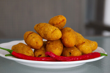 Brazilian corn fritters bolinho caipira vale do Paraíba
