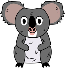 koala clipart animal cartoon for kid