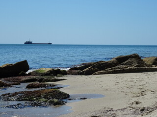 Nice summer view from Varna in Bulgaria 