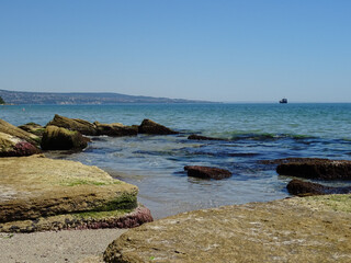 Nice summer view from Varna in Bulgaria 