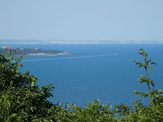 Nice summer view from Varna in Bulgaria 