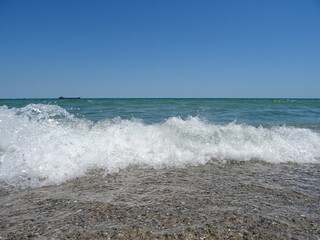 Nice summer view from Varna in Bulgaria 