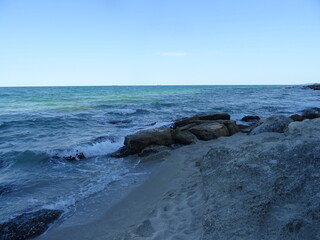 Nice summer view from Varna in Bulgaria 