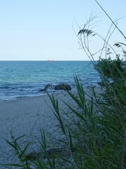 Nice summer view from Varna in Bulgaria 