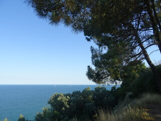 Nice summer view from Varna in Bulgaria 