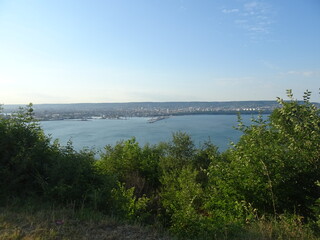 Nice summer view from Varna in Bulgaria 