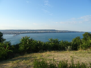 Nice summer view from Varna in Bulgaria 